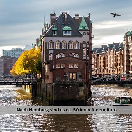 Lodge Of Africa - Einzigartige Themenzimmer, Eingezaeunten Garten, Sauna, Whirlpool & Kamin, Hunde Willkommen, Gasgrill, Voll Ausgestattete Kueche, Grosser Essbereich, Hamburg & Stade In Der Naehe Twielenfleth المظهر الخارجي الصورة