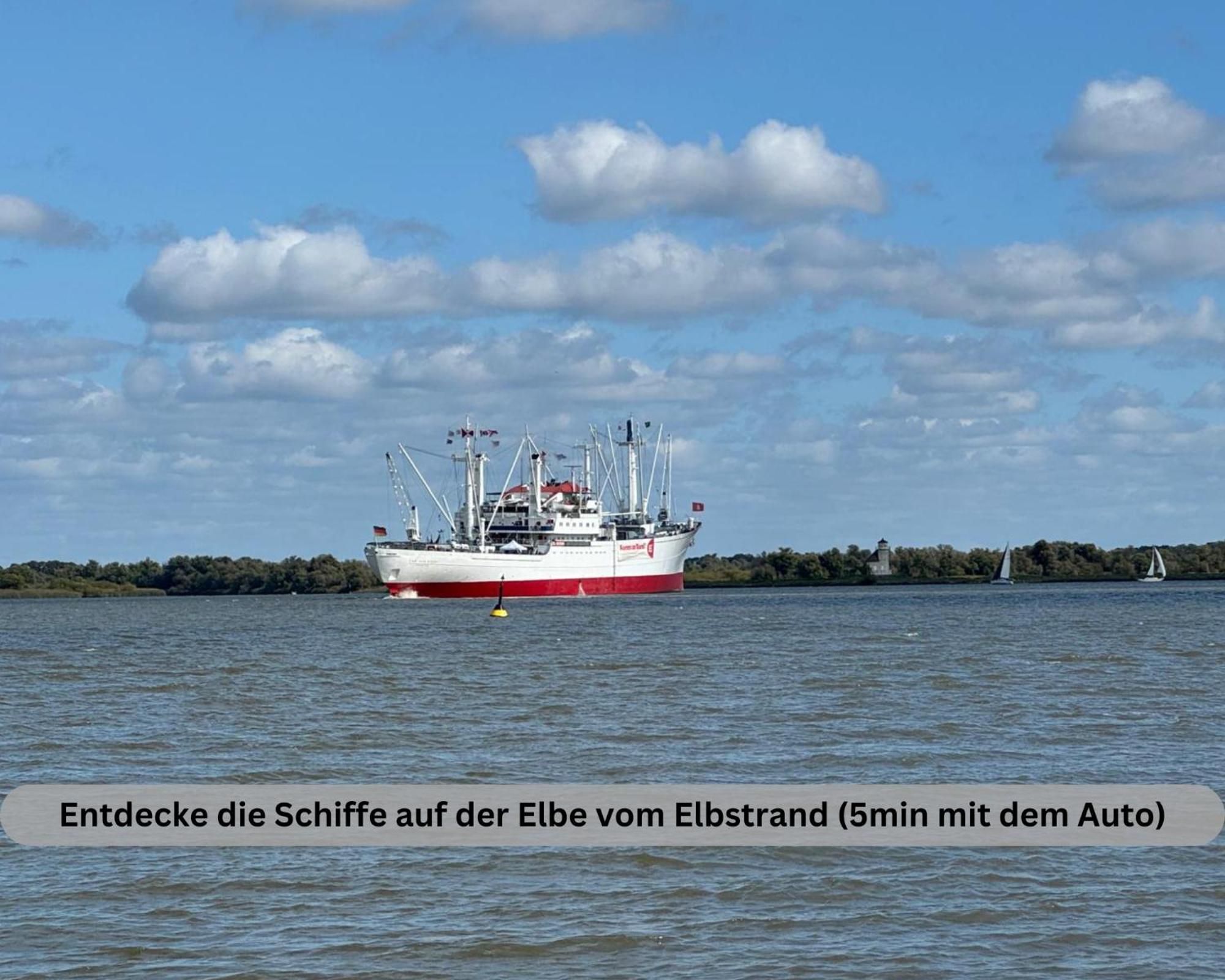Lodge Of Africa - Einzigartige Themenzimmer, Eingezaeunten Garten, Sauna, Whirlpool & Kamin, Hunde Willkommen, Gasgrill, Voll Ausgestattete Kueche, Grosser Essbereich, Hamburg & Stade In Der Naehe Twielenfleth المظهر الخارجي الصورة
