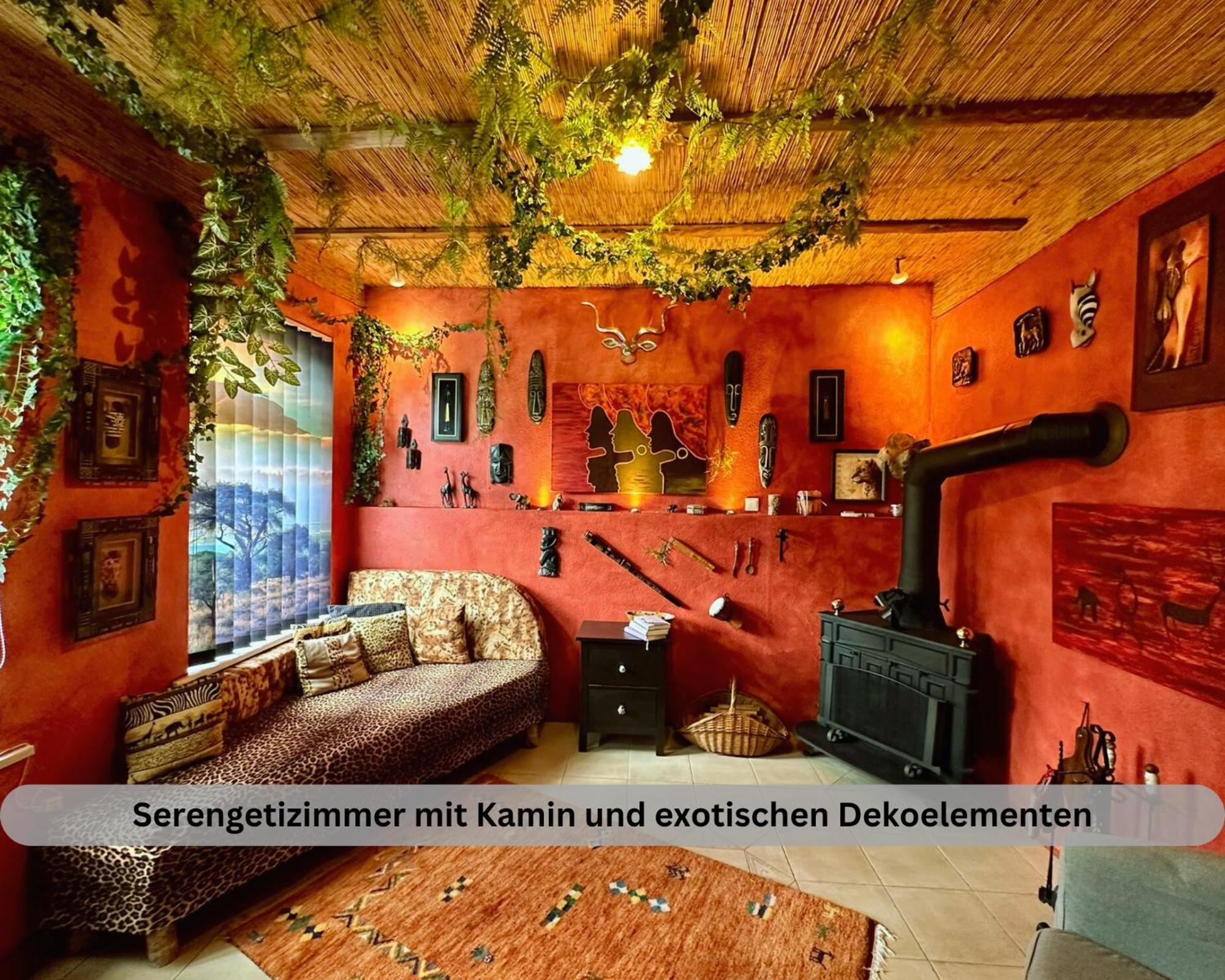 Lodge Of Africa - Einzigartige Themenzimmer, Eingezaeunten Garten, Sauna, Whirlpool & Kamin, Hunde Willkommen, Gasgrill, Voll Ausgestattete Kueche, Grosser Essbereich, Hamburg & Stade In Der Naehe Twielenfleth المظهر الخارجي الصورة