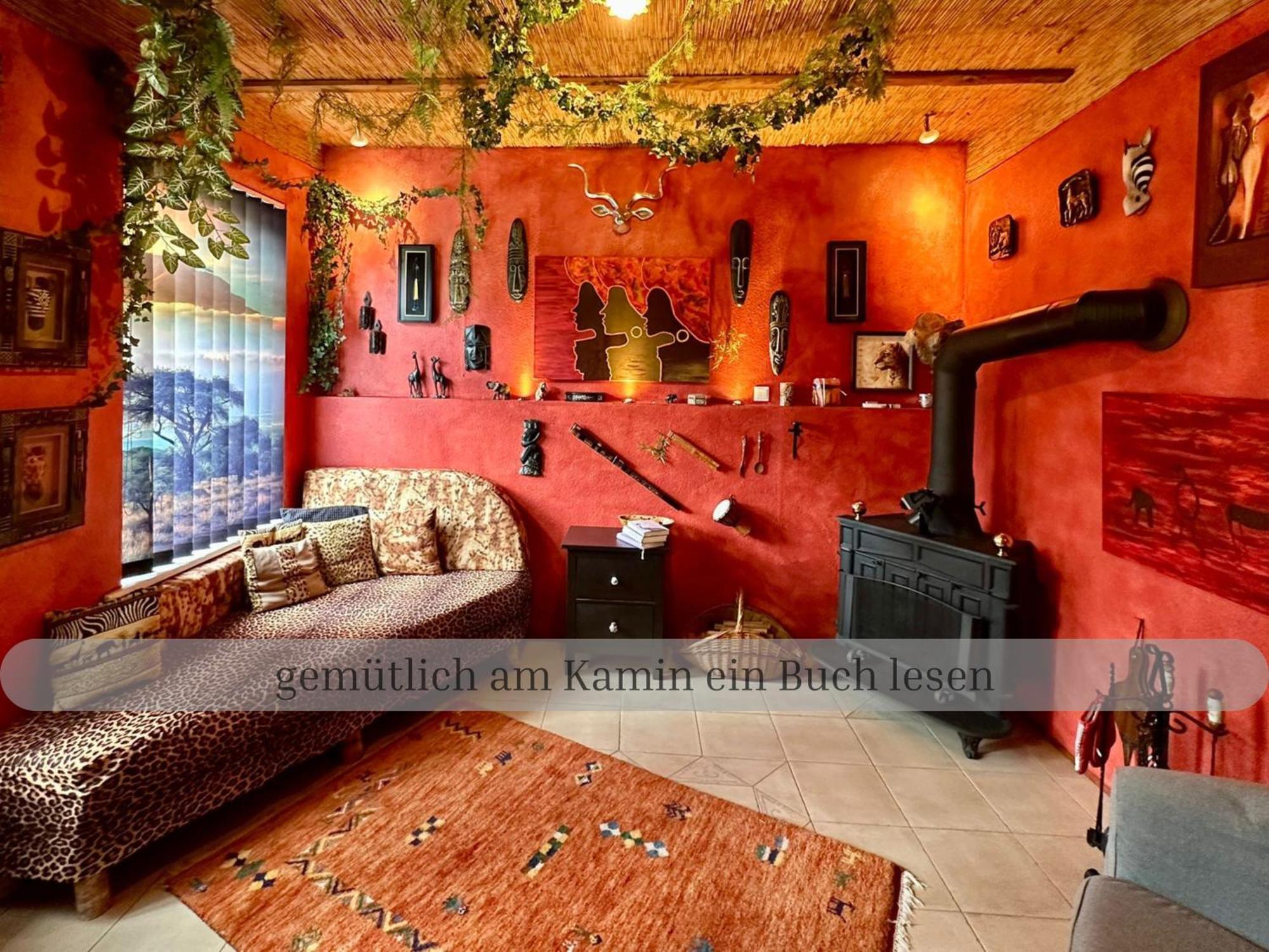 Lodge Of Africa - Einzigartige Themenzimmer, Eingezaeunten Garten, Sauna, Whirlpool & Kamin, Hunde Willkommen, Gasgrill, Voll Ausgestattete Kueche, Grosser Essbereich, Hamburg & Stade In Der Naehe Twielenfleth المظهر الخارجي الصورة